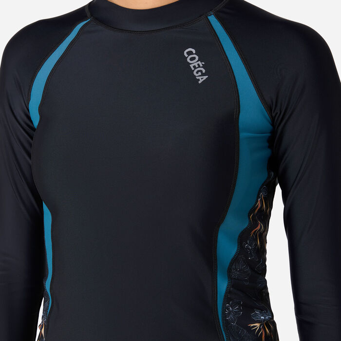 COEGA Women's Swimming Rashguard Black COEGA Women's Swimming Rashguard Black image number 3