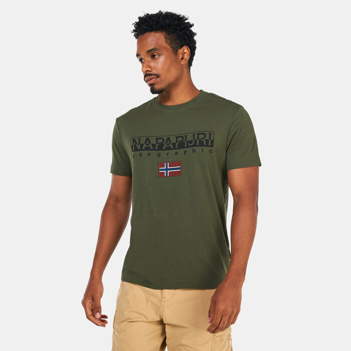 Napapijri Men's S-Ayas T-Shirt Green Napapijri Men's S-Ayas T-Shirt Green image number 0
