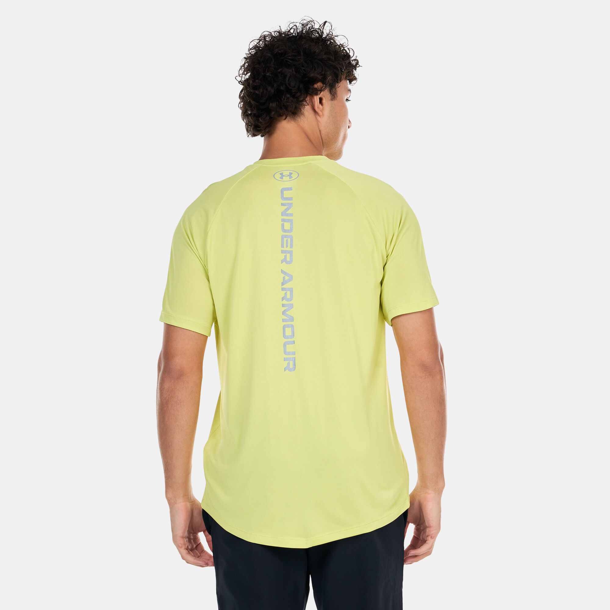 Buy Under Armour Men s UA Tech Reflective Training T Shirt yellow