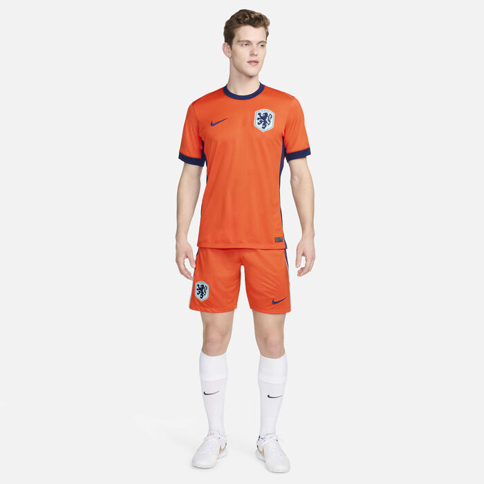 Nike Men's Netherlands 2024 Stadium Home Dri-FIT Football Replica Shorts Orange Nike Men's Netherlands 2024 Stadium Home Dri-FIT Football Replica Shorts Orange image number 6