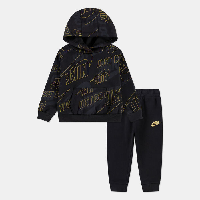 Nike Kids' Lightweight Fleece Set Black Nike Kids' Lightweight Fleece Set Black image number 0