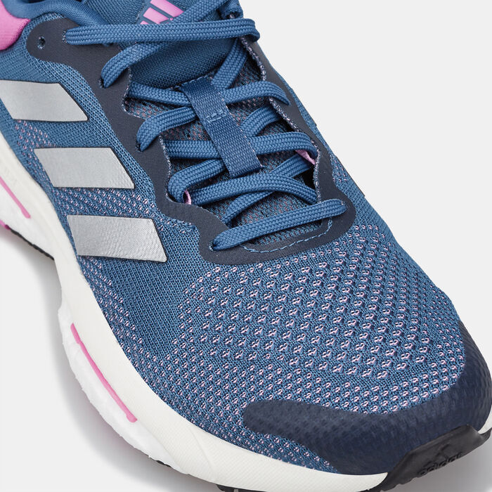 adidas Women's Solarglide 5 Running Shoe Blue image number 4