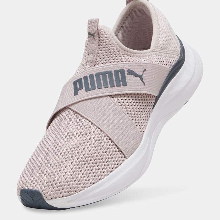 PUMA Women's SOFTRIDE Harmony Running Slip-On Shoes Purple image number 4