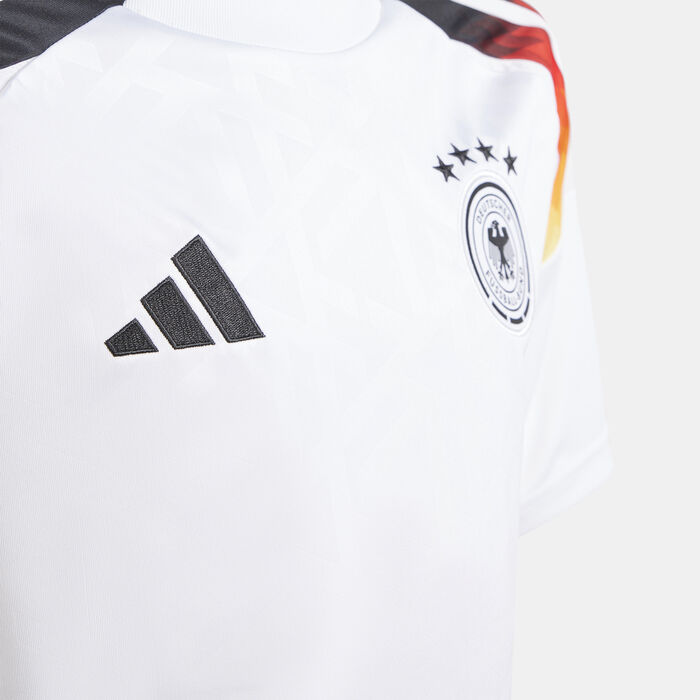 adidas Kids' Germany Replica Home Football Jersey - 2024 White adidas Kids' Germany Replica Home Football Jersey - 2024 White image number 2