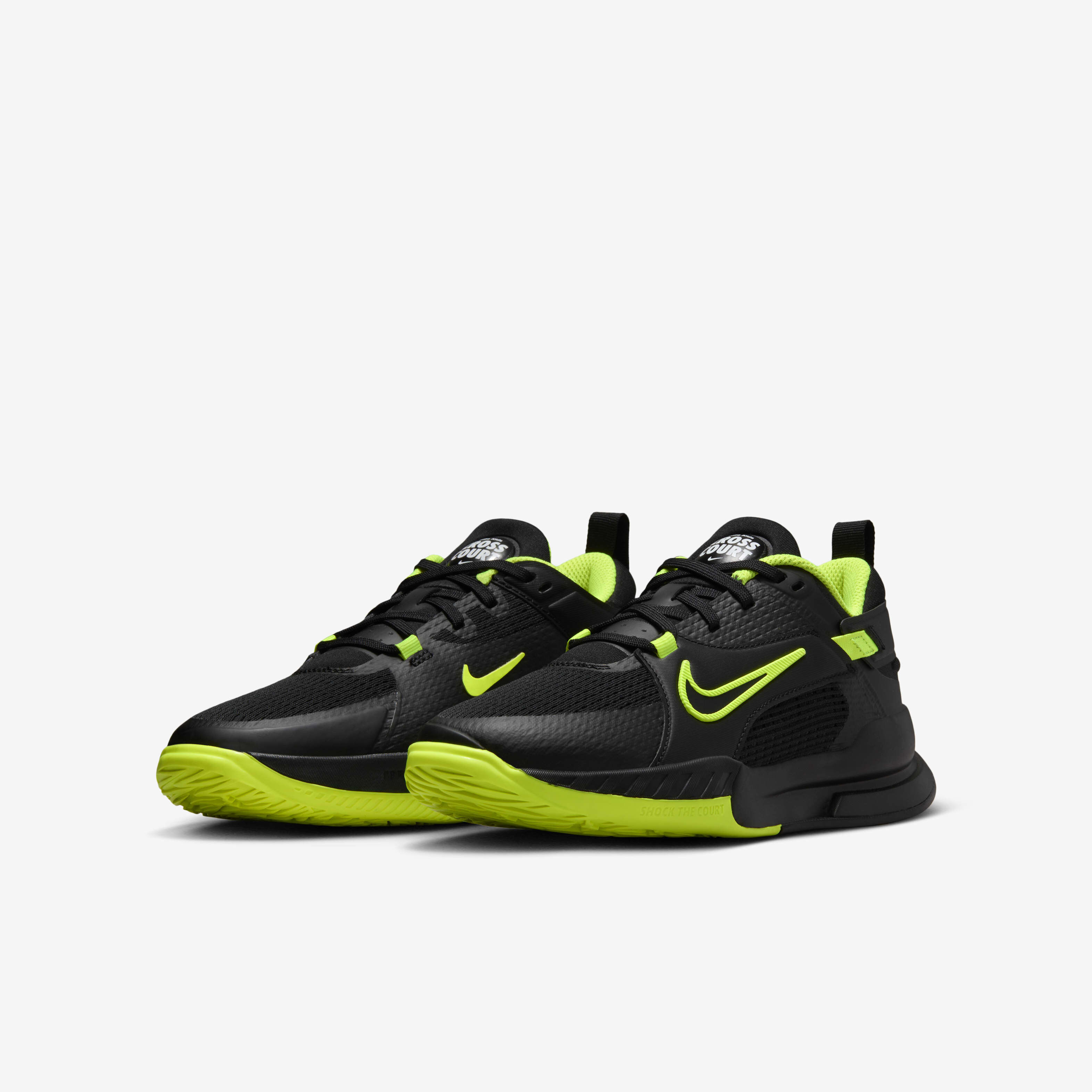 Kids Crosscourt Basketball Shoes Black Nike in KSA SSS