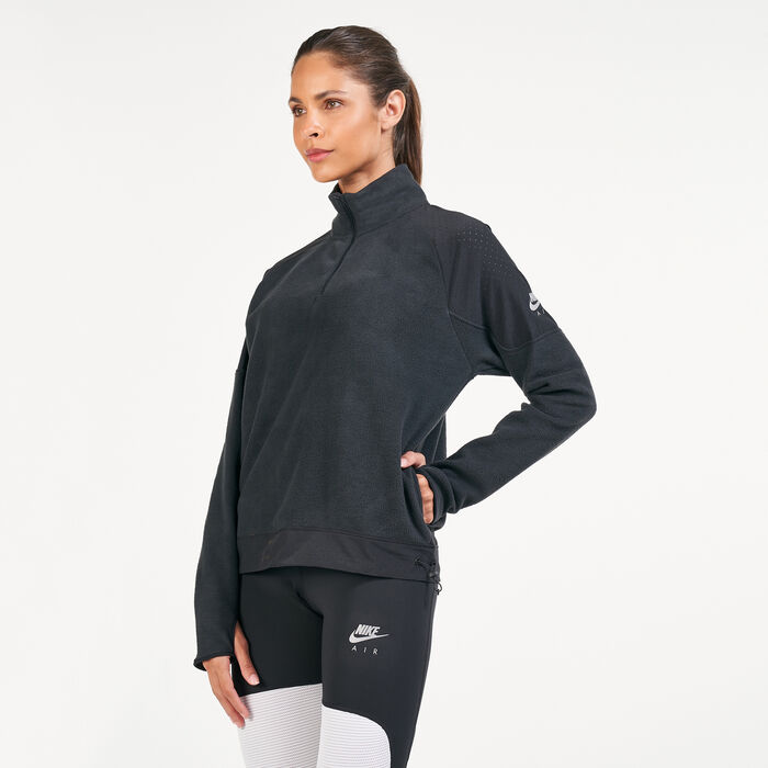 Nike Women's Air Midlayer T-Shirt Orange Nike Women's Air Midlayer T-Shirt Orange image number 0