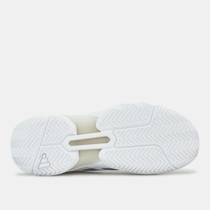 adidas Women's CourtJam Control 3 Tennis Shoes White adidas Women's CourtJam Control 3 Tennis Shoes White image number 3