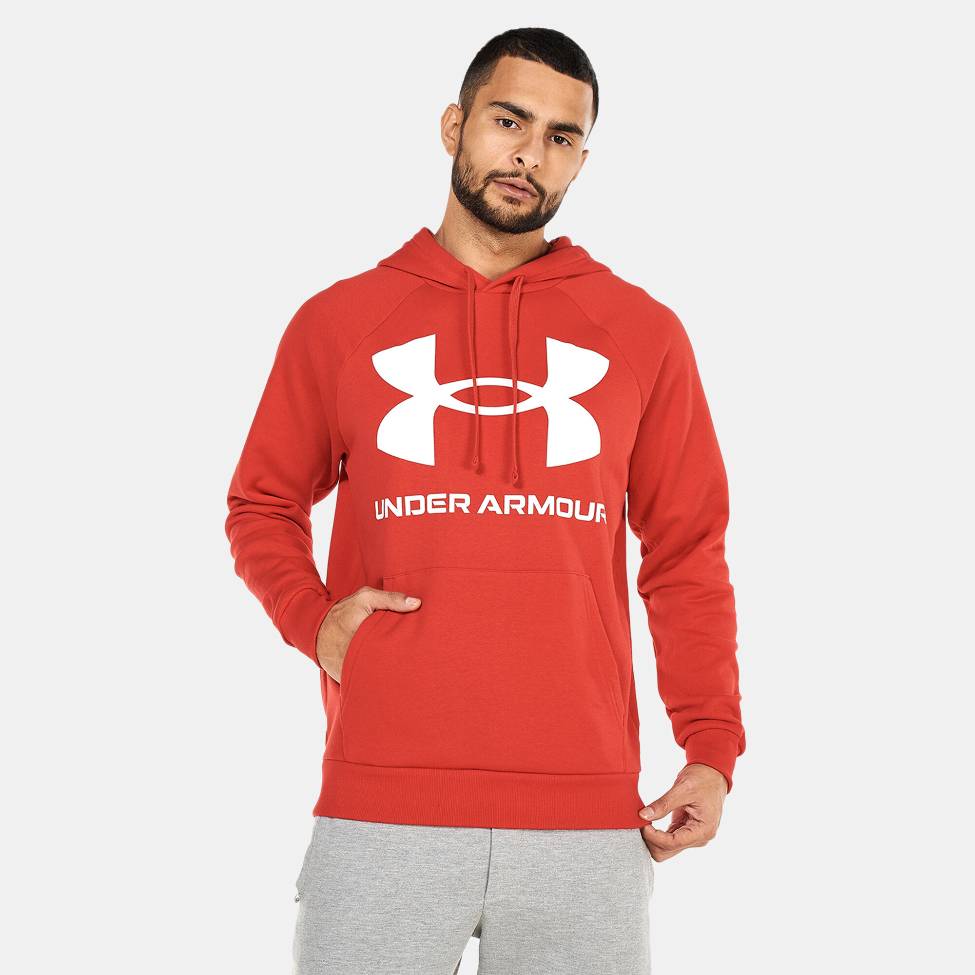 Under armour logo sweatshirt shop