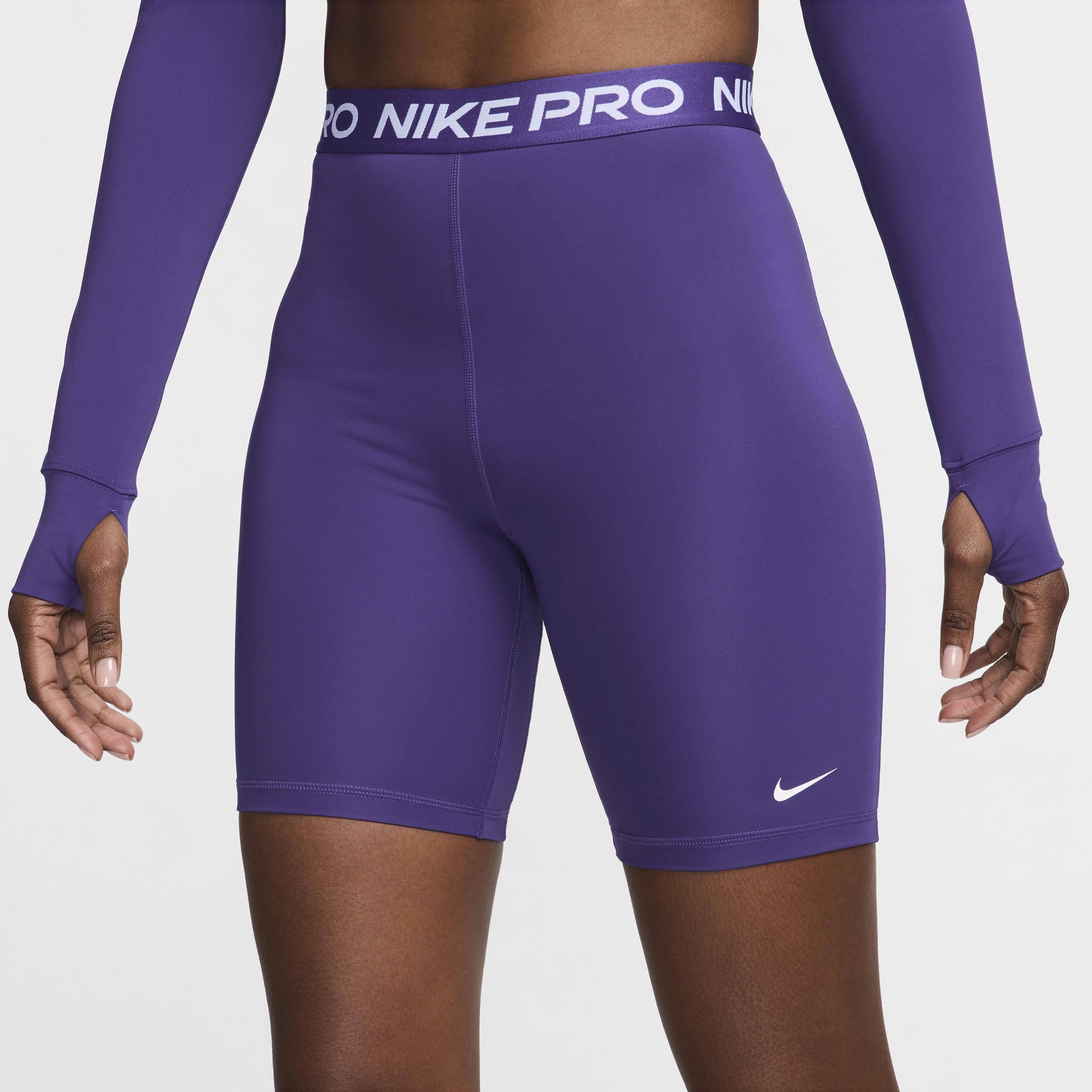 Purple nike spandex discount