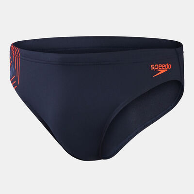 Speedo Men's 7cm Tech Panel Briefs Blue