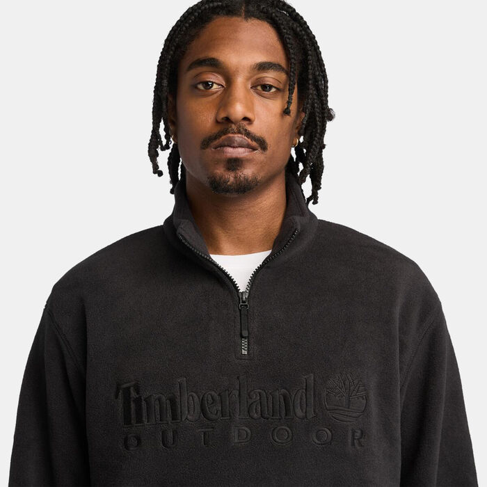 Timberland Men's Polartec 200 1/4-Zip Sweatshirt Black Timberland Men's Polartec 200 1/4-Zip Sweatshirt Black image number 3