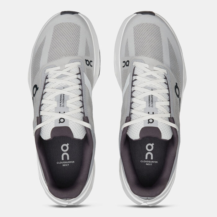 On Women's Cloudsurfer Next Running Shoes Grey On Women's Cloudsurfer Next Running Shoes Grey image number 4
