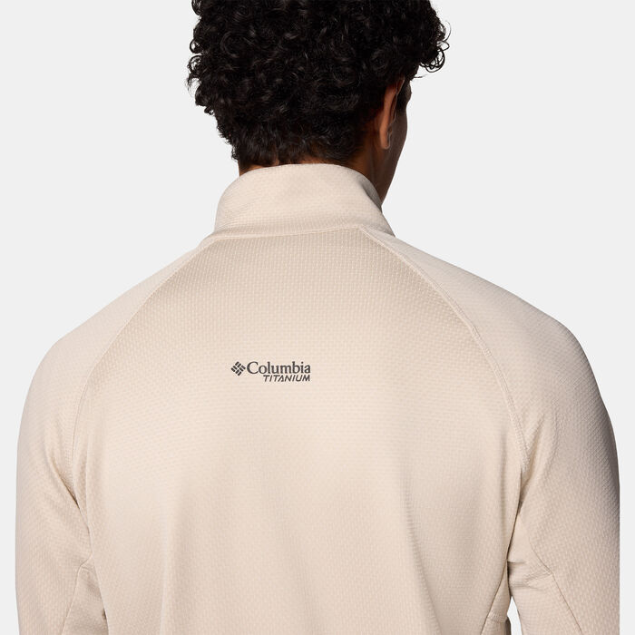 Columbia Men's Triple Canyon Grid Fleece II Full-Zip Jacket Brown image number 4