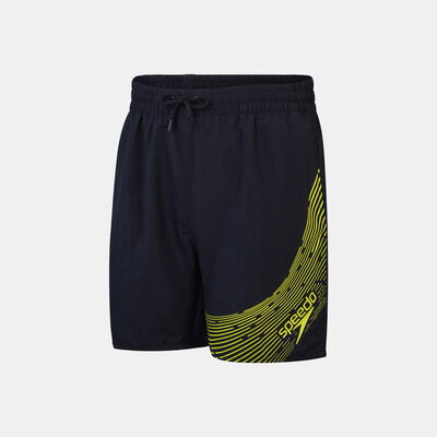 Speedo Kids' Medley Logo Swimming Shorts Black