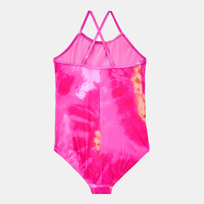 Nike Swim Kids' Crossback One-Piece Swimsuit Red image number 1