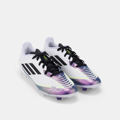 adidas Kids' F50 League Messi Multi-Ground Football Shoes White adidas Kids' F50 League Messi Multi-Ground Football Shoes White