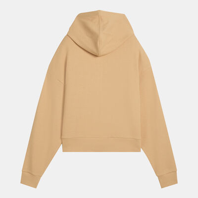 PUMA Women's HER Comfort Full-Zip Hoodie Beige PUMA Women's HER Comfort Full-Zip Hoodie Beige