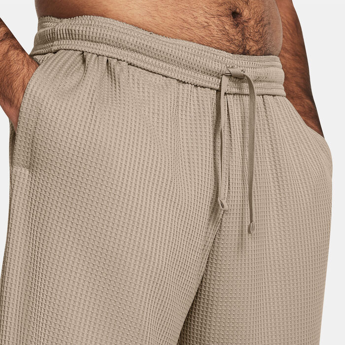 Under Armour Men's Rival Waffle Sweatpants Brown Under Armour Men's Rival Waffle Sweatpants Brown image number 3
