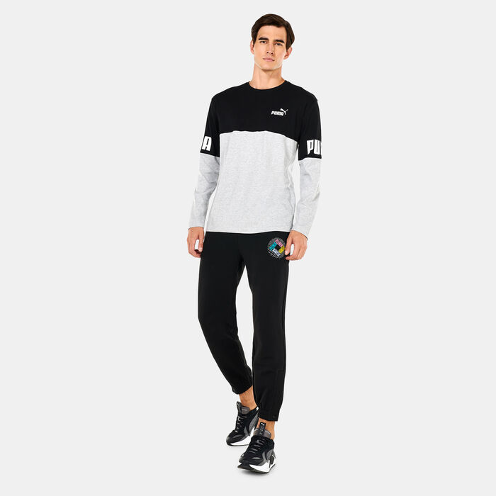 PUMA Men's SWxP Sweatpants Black PUMA Men's SWxP Sweatpants Black image number 2