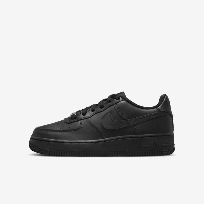 Nike Kids' Air Force 1 LE Shoes Black Nike Kids' Air Force 1 LE Shoes Black image number 0