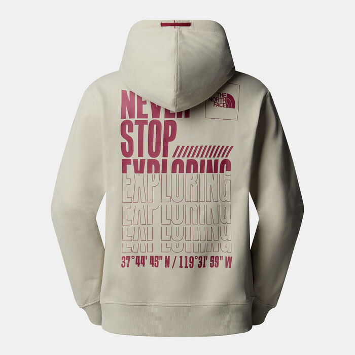 The North Face Men's Coordinates Hoodie Grey The North Face Men's Coordinates Hoodie Grey image number 1