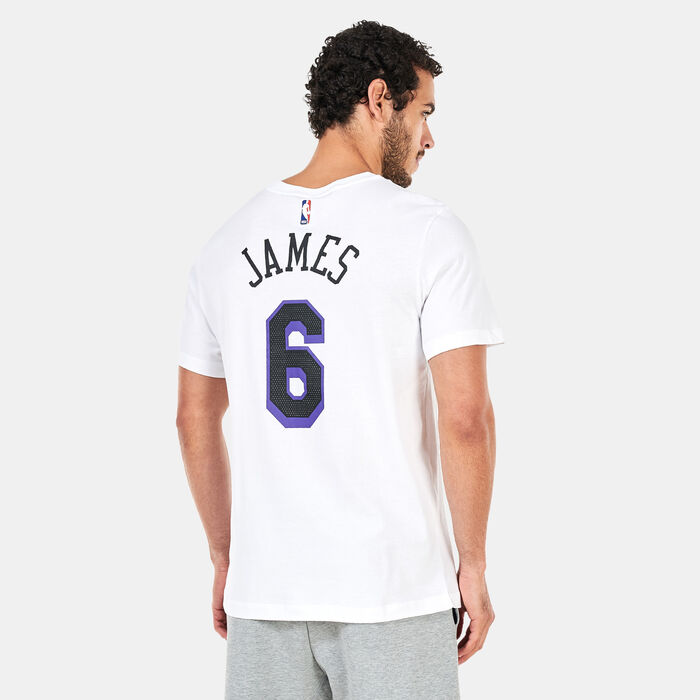 Nike Men's Los Angeles Lakers City Edition T-Shirt White Nike Men's Los Angeles Lakers City Edition T-Shirt White image number 1