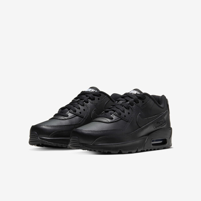 Nike Kids' Air Max 90 LTR Shoes Black Nike Kids' Air Max 90 LTR Shoes Black image number 4
