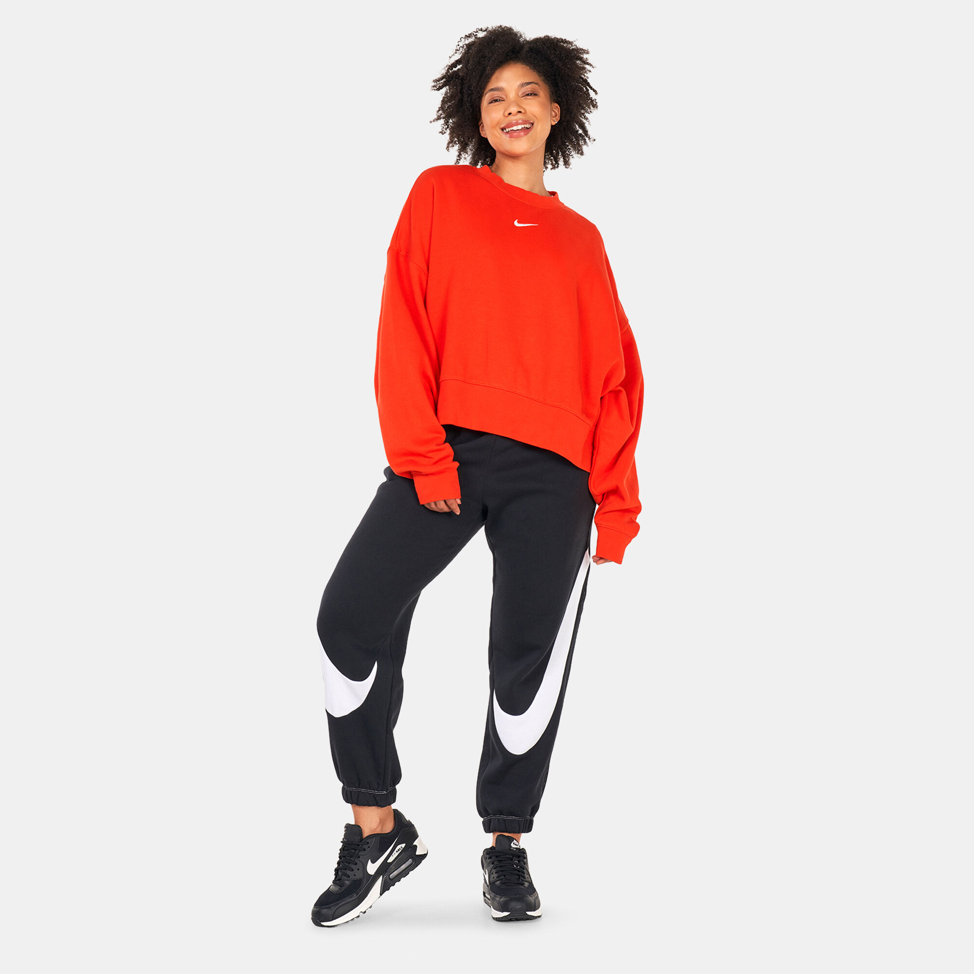 Women s Sportswear Swoosh Easy Fleece Joggers Black Nike in KSA SSS