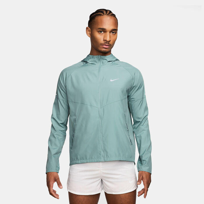 Nike Men's Miler Repel Running Jacket Green image number 0