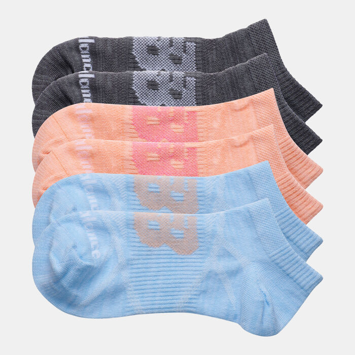 New Balance Kids Flat Knit No-Show Socks (6 Pairs) Multi-Color New Balance Kids Flat Knit No-Show Socks (6 Pairs) Multi-Color image number 1