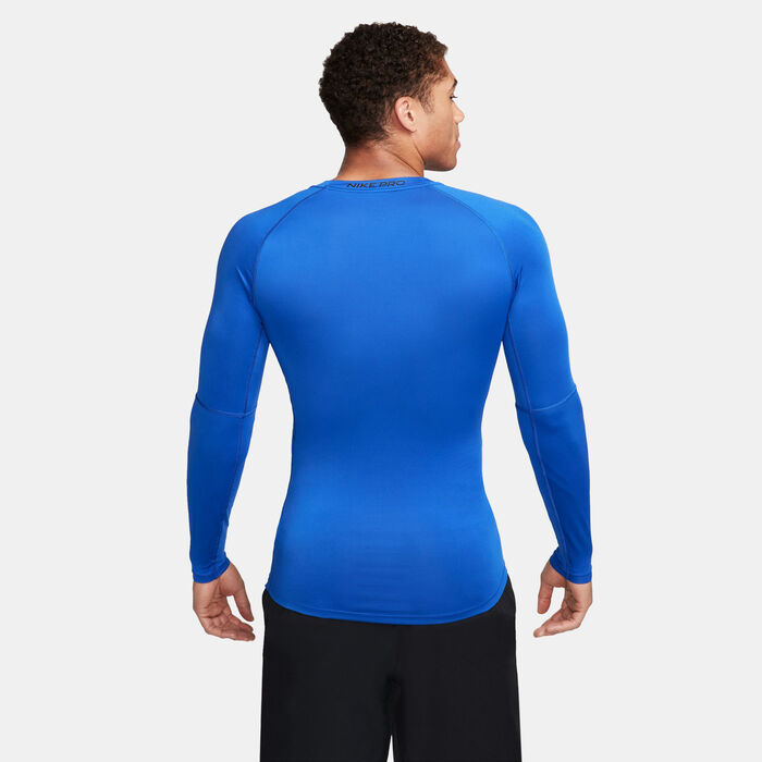 Nike Men's Pro Dri-FIT Training Top Blue Nike Men's Pro Dri-FIT Training Top Blue image number 1