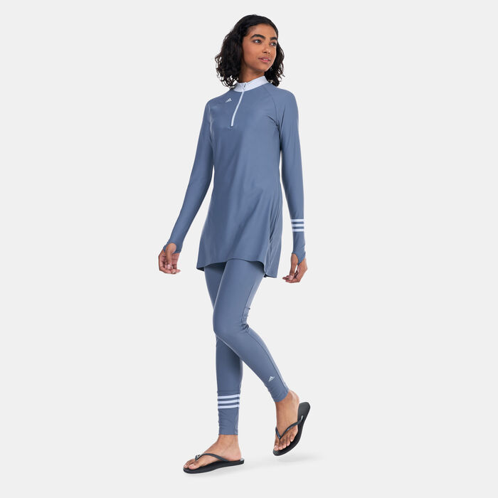 adidas Women's 3-Stripes Swimming Pant Multi-Color image number 2