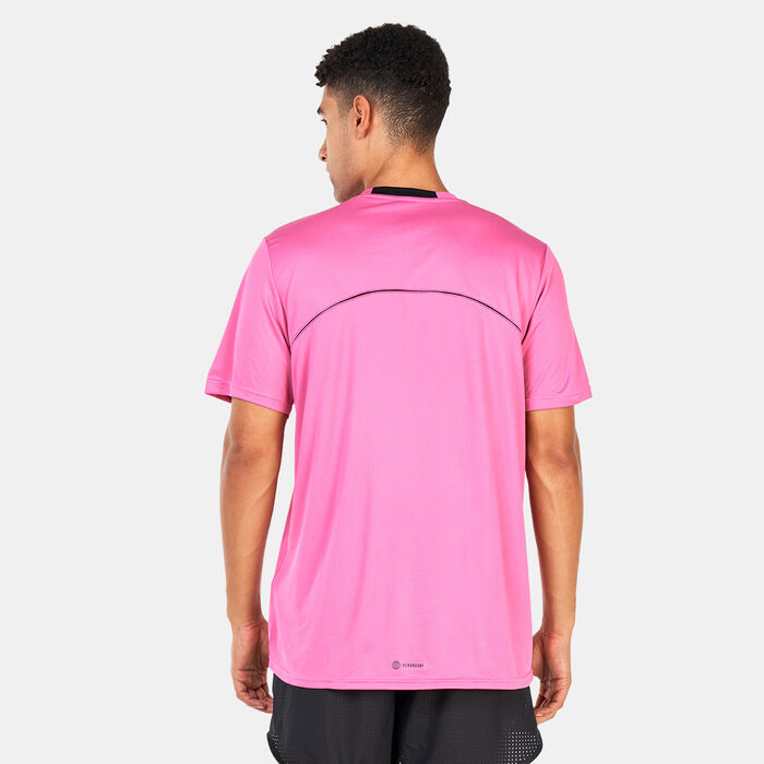 adidas Men's Designed for Movement HIIT Training T-Shirt Pink adidas Men's Designed for Movement HIIT Training T-Shirt Pink image number 1