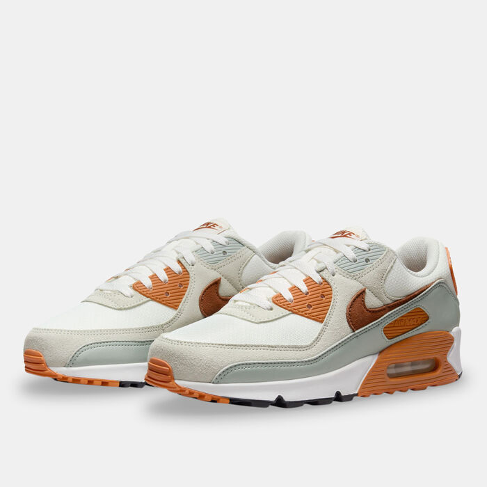Nike Men's Air Max 90 Shoes Grey Nike Men's Air Max 90 Shoes Grey image number 3