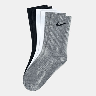 Nike Men's Everyday Lightweight Training Crew Socks (3 Pack) Grey Nike Men's Everyday Lightweight Training Crew Socks (3 Pack) Grey