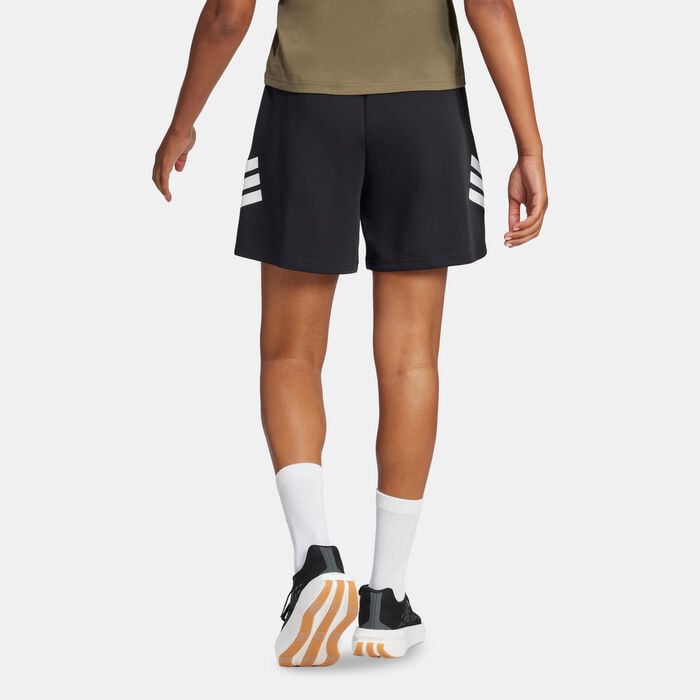 adidas Women's Future Icons Shorts Black adidas Women's Future Icons Shorts Black image number 1