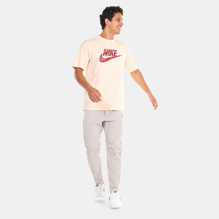 Nike Men's Sportswear Futura Graphic T-Shirt Beige image number 2