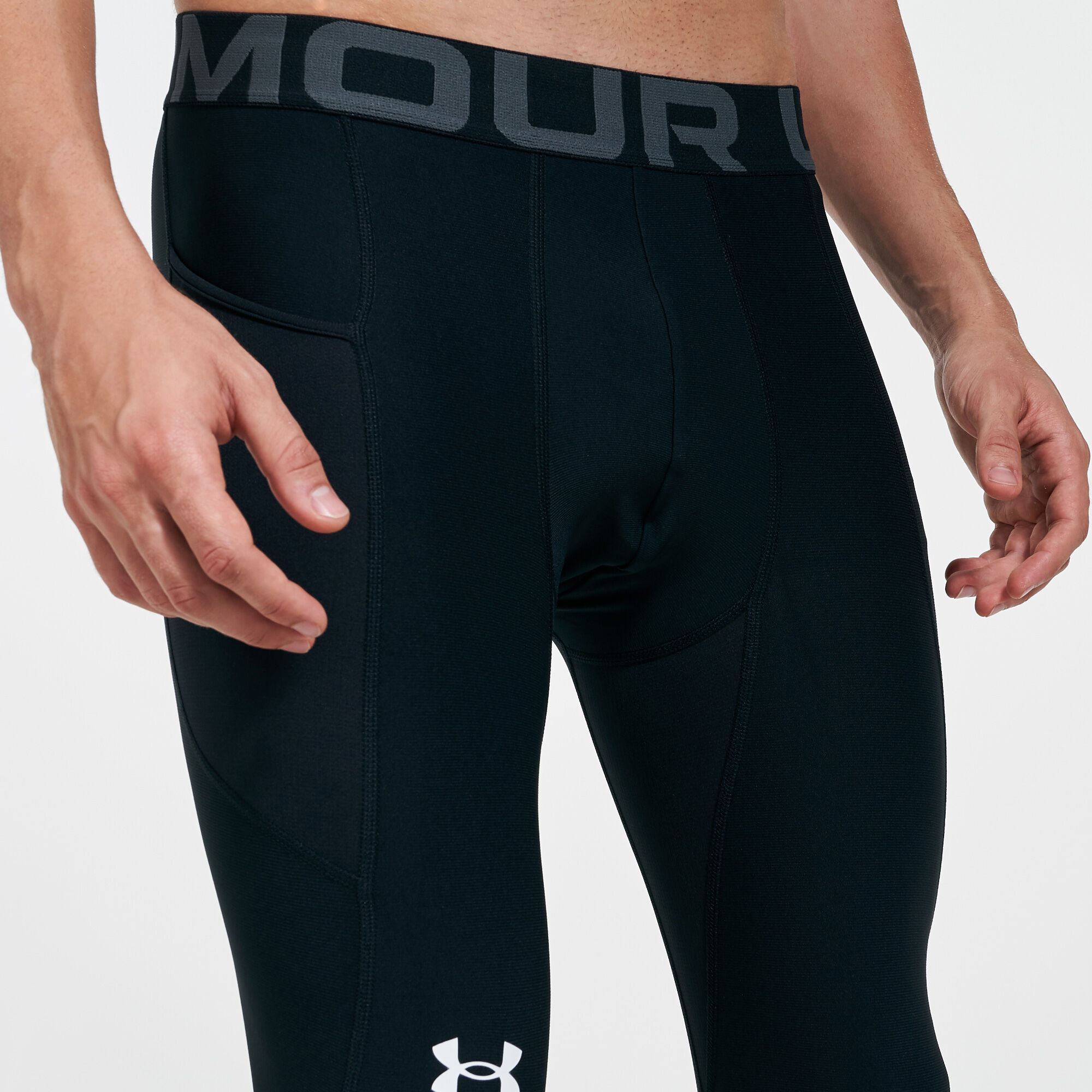 Men s HeatGear Armour 7 8 Tights Black Under Armour in KSA SSS