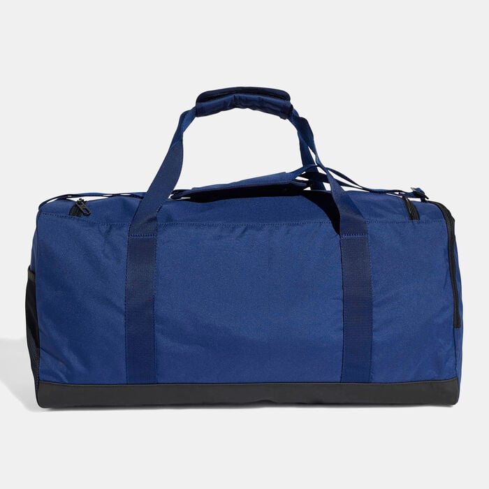 adidas Men's Linear Duffel Bag Blue adidas Men's Linear Duffel Bag Blue image number 1