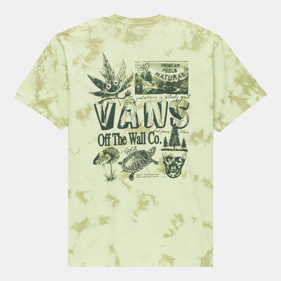 Vans Men's Outdoors Tie-Dye T-Shirt Green