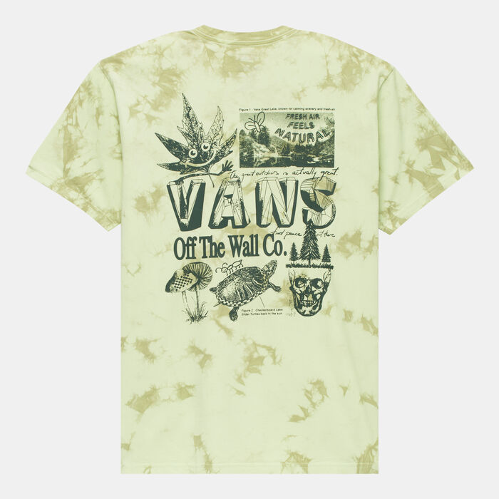 Vans Men's Outdoors Tie-Dye T-Shirt Green image number 1