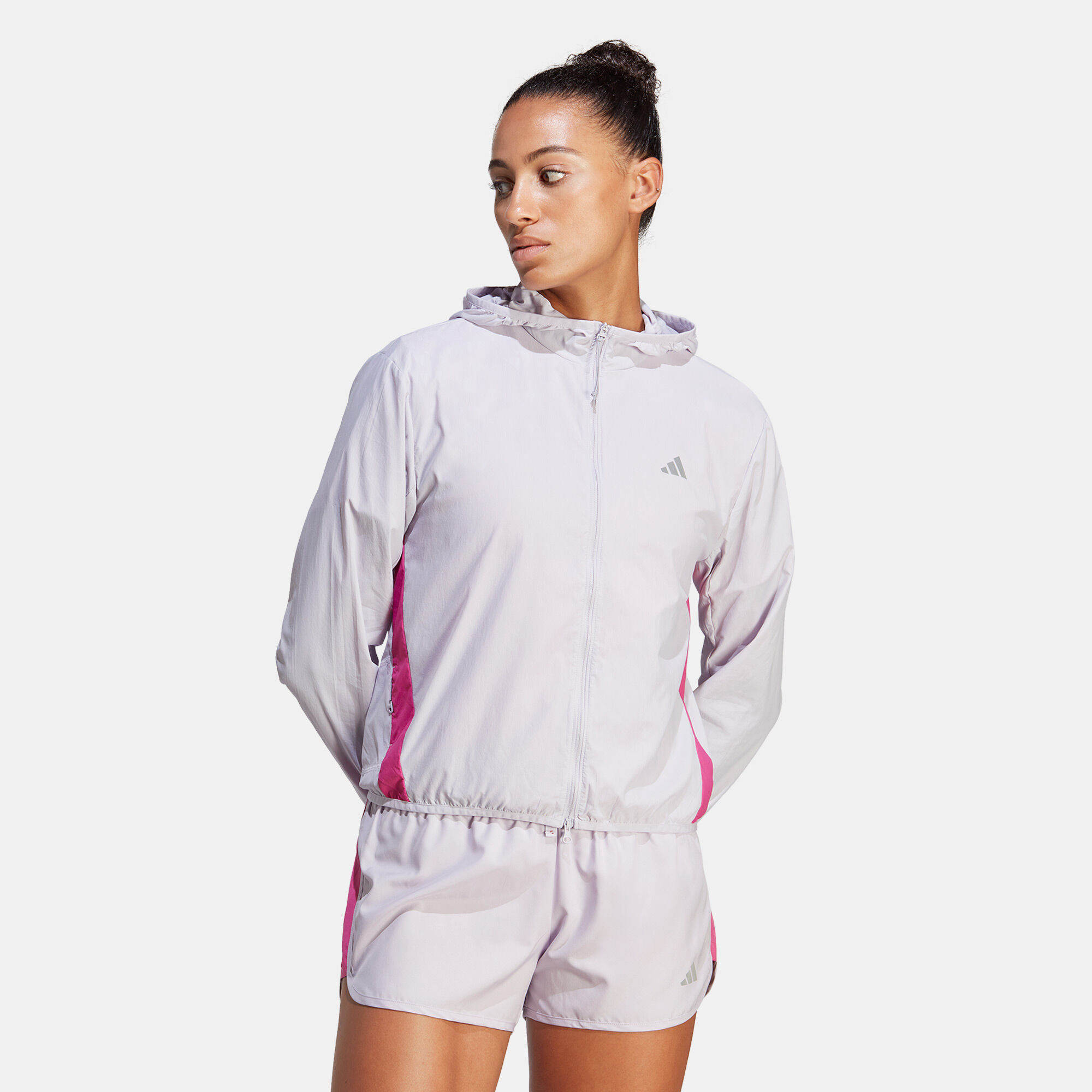 Women s Run It Windbreaker Jacket Purple adidas in KSA SSS