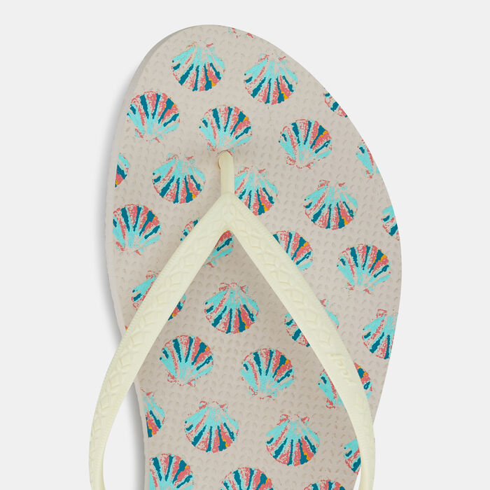 Women's Escape Print Flip Flops Women's Escape Print Flip Flops image number 2