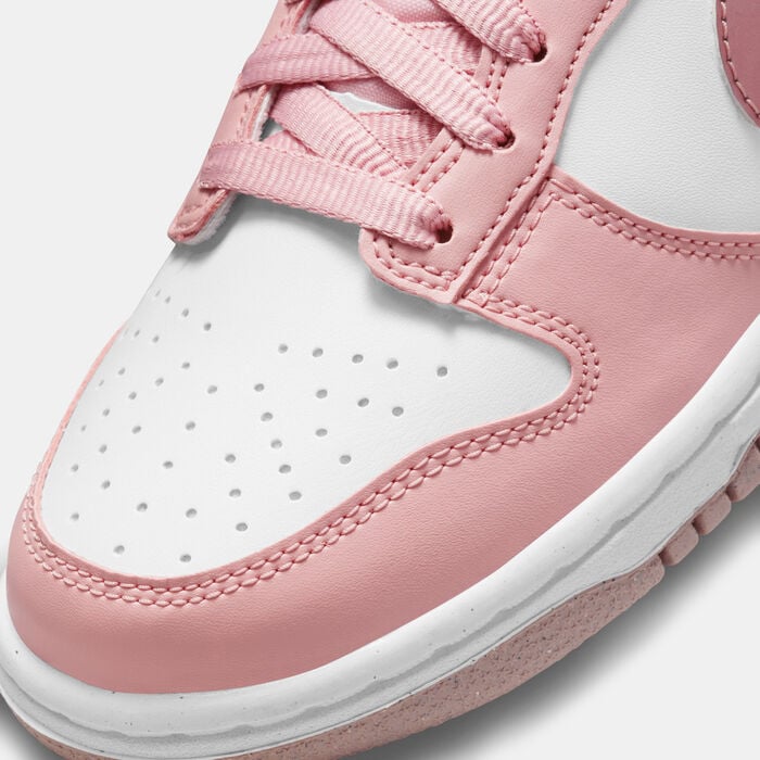Nike Kids' Dunk Low Shoes Pink Nike Kids' Dunk Low Shoes Pink image number 4
