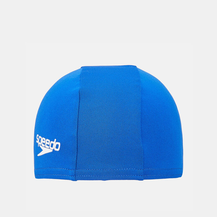 Speedo Kids' Polyester Swimming Cap Blue Speedo Kids' Polyester Swimming Cap Blue image number 0