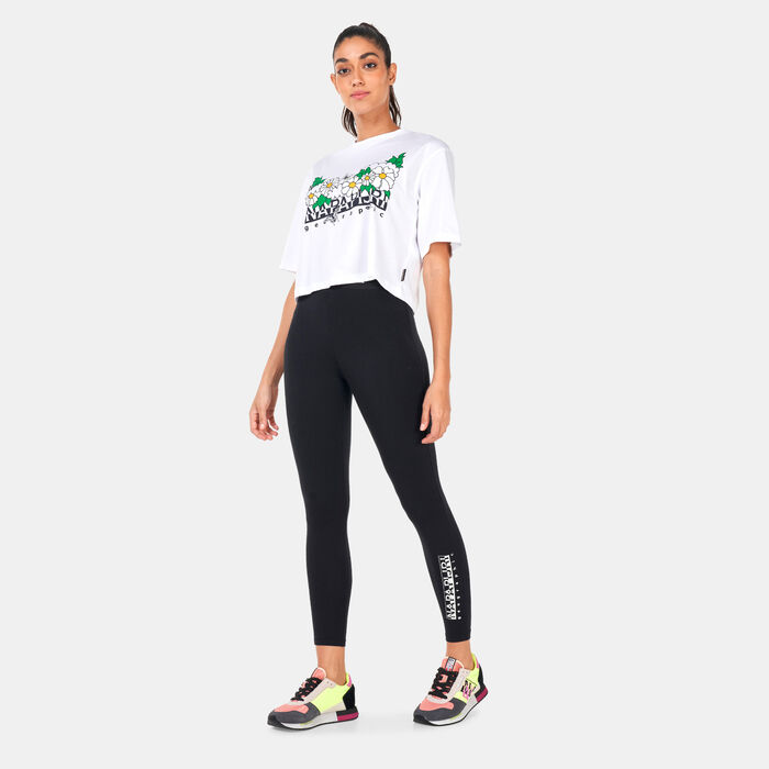 Napapijri Women's M-Box Leggings Black Napapijri Women's M-Box Leggings Black image number 2