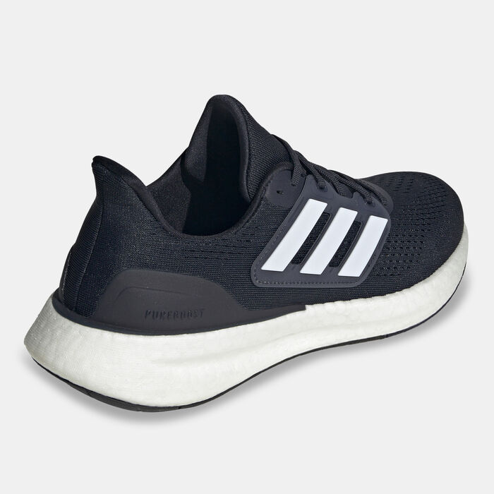 adidas Men's Pureboost 23 Running Shoes Blue adidas Men's Pureboost 23 Running Shoes Blue image number 2