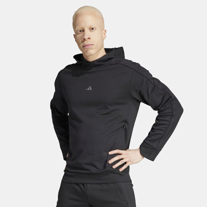 adidas Men's Yoga Training Hoodie Black image number 0