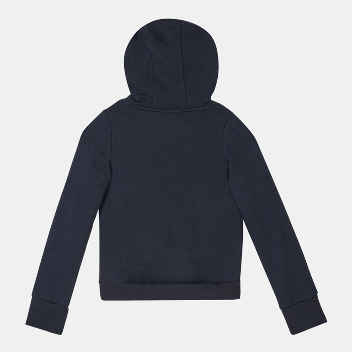 Under Armour Kids' UA Rival Fleece Full-Zip Hoodie Black Under Armour Kids' UA Rival Fleece Full-Zip Hoodie Black image number 1