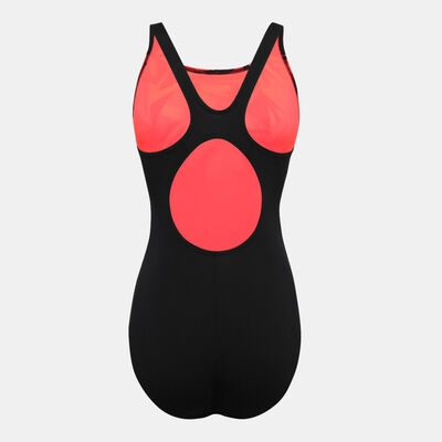 Speedo Women's Hyperboom Placement Muscleback One-Piece Swimsuit Black Speedo Women's Hyperboom Placement Muscleback One-Piece Swimsuit Black